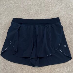 Lululemon Athletica Dark Blue Women's Athletic Shorts